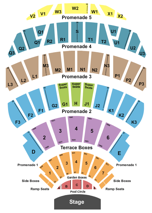 Hollywood Bowl Paul Simon Seating Chart